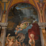 Affresco situato al primo piano della Villa